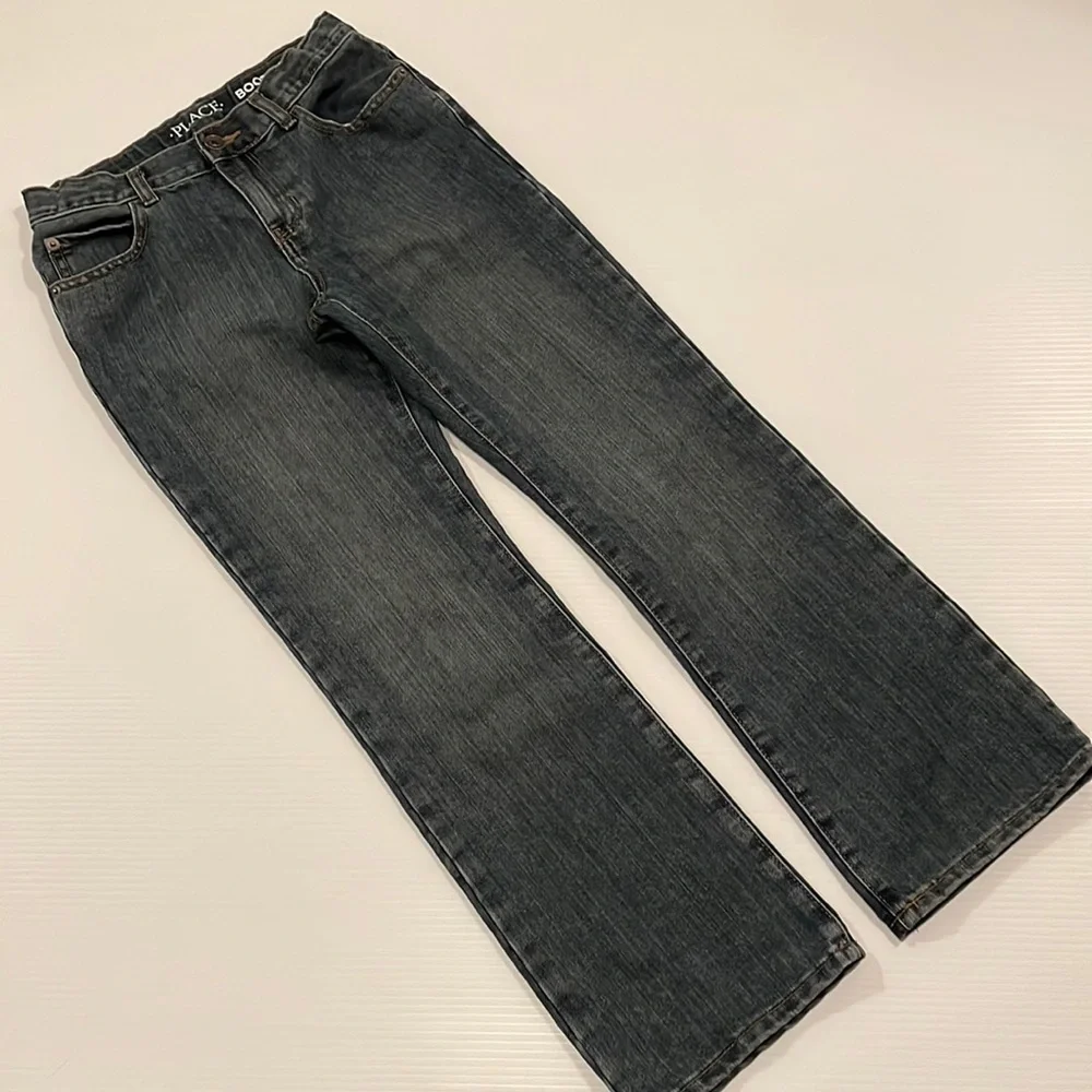 Place bootcut denim blue jeans, boys size 10